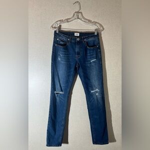 Hudson Straight Leg distressed Minimalist Sz 28